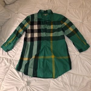 BURBERRY BRIT BRAND NEW plaid blouse!!!